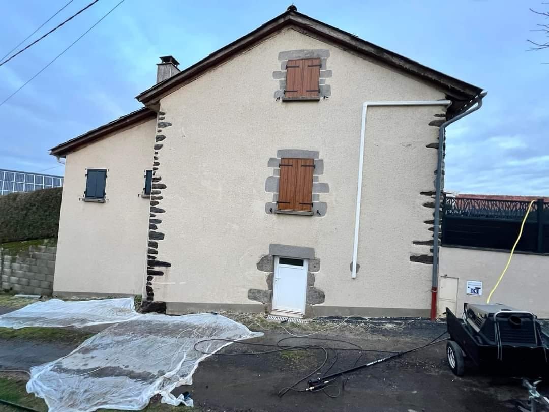 Maison après nettoyage façade