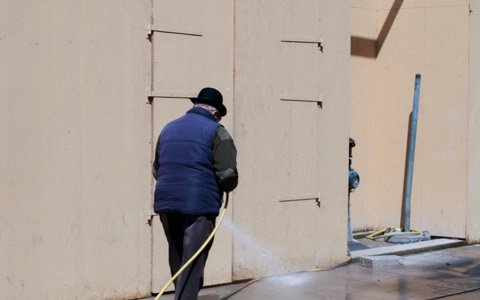 Nettoyage de façade au jet basse pression